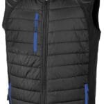 Black with Royal Blue Contrast