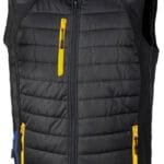 Black with Yellow Contrast