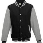 Black with Heather Grey Sleeves - All Sizes up to 2XL