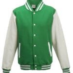Kelly Green with White Sleeves - All Sizes up to 2XL