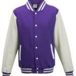 Purple with White Sleeves - All Sizes up to 2XL