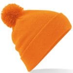 Cuffed Pom Pom - Orange