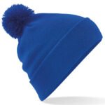 Cuffed Pom Pom - Royal Blue