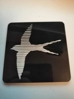 d35f86ba-ed81-4f04-9e2b-1f2e1c553b84 InterCity Swallow Acrylic Coaster 10 x 10 cm