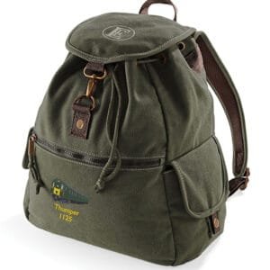thumper 1125 Embroidered Vintage Canvas Rucksack