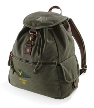 thumper 1125 Embroidered Vintage Canvas Rucksack