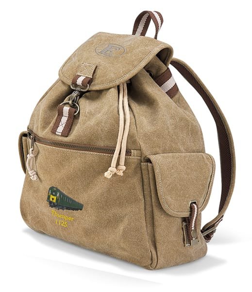 thumper 1125 Embroidered Vintage Canvas Rucksack