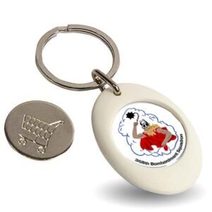 368th Bomb Squad  Shopping Trolley Coin Keyring