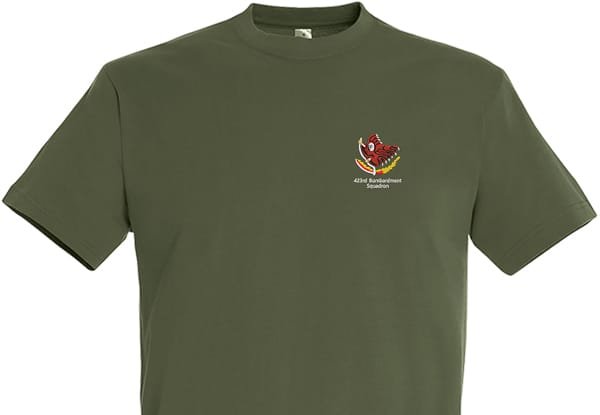 423rd Bomb Squad Embroidered Logo T-Shirt