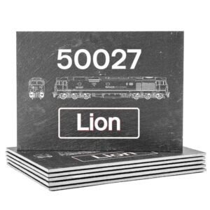 50027 lion Laser Etched 35 x 25 Slate Wall Sign