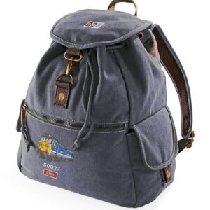 50027 Embroidered Vintage Canvas Rucksack
