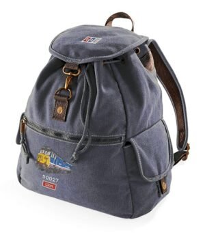 50027 Embroidered Vintage Canvas Rucksack