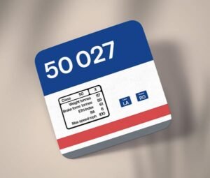 50027 DP Cardboard Coaster 50027 data panel Cardboard Coaster