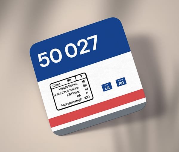 50027 data panel Cardboard Coaster