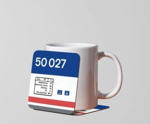 50027 DP Mug Coaster 50027 data panel Coaster