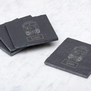50027 front Laser Etched Slate Coaster