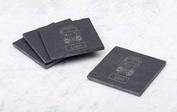 50027 front Laser Etched Slate Coaster
