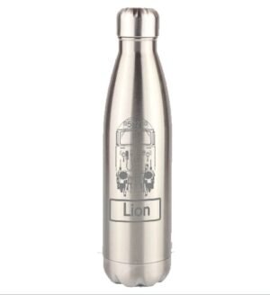 50027 front bowling pin Etched Water Bottle