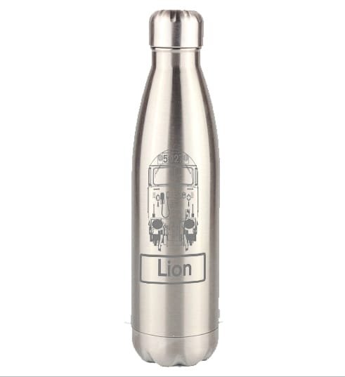 50027 front bowling pin Etched Water Bottle