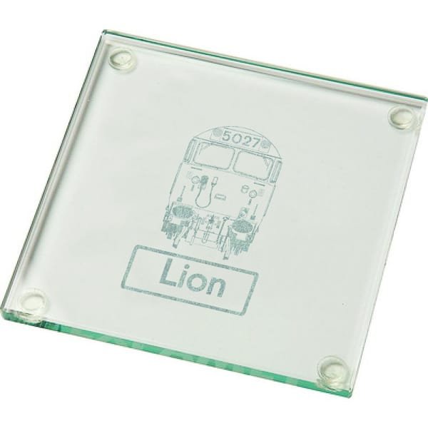 50027 front Laser Etched Glass Coaster