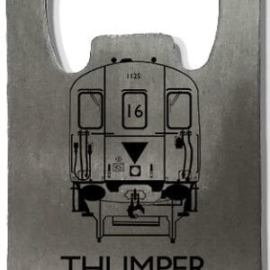thumper 1125 Etched Bottle Opener