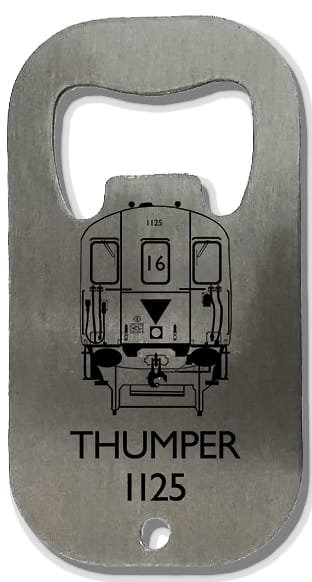 thumper 1125 Etched Bottle Opener