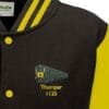 1125 Black and Yellow Varsity Jacket