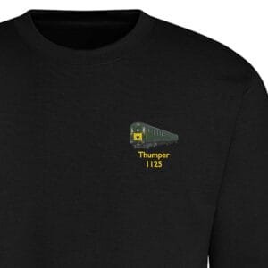 1125 Dark Black Sweatshirt