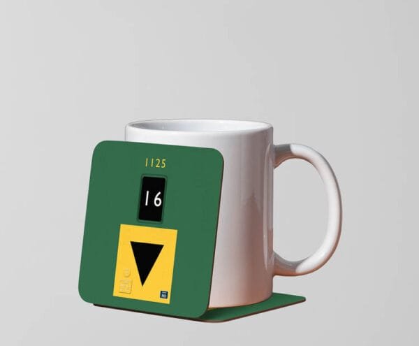 1125 Data Panel Mug Coaster