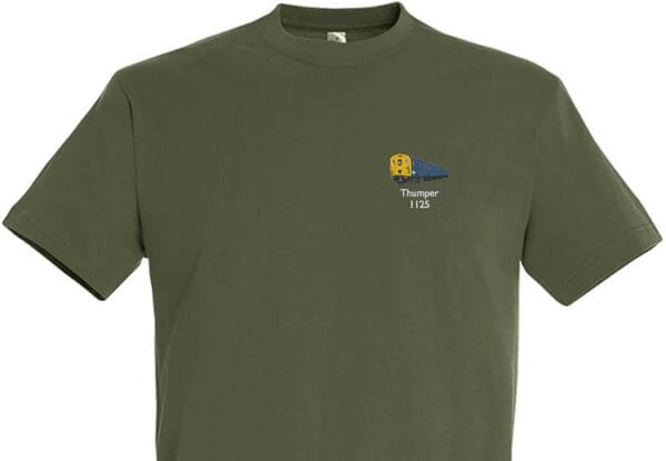 1125 Retro Army Green T-Shirt