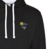 1125 Retro Black and White hoodie