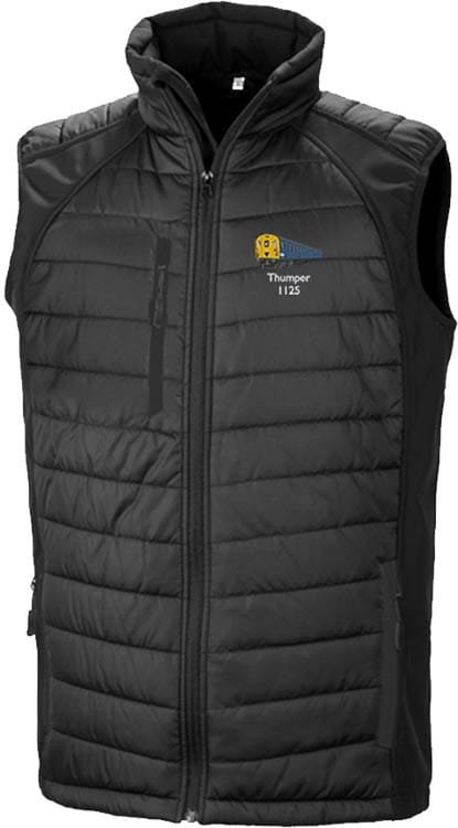 1125 Retro Black Body Warmer