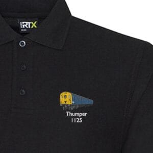 1125 Retro Black Polo