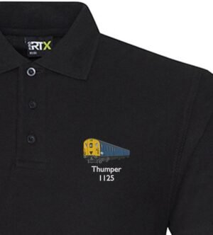 1125 Retro Black Polo 1125 Retro Black Polo