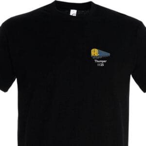 1125 Retro Black T-Shirt
