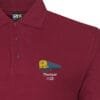 1125 Retro Burgundy Polo