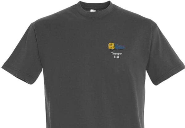 1125 Retro Dark Grey T-Shirt