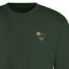 1125 Retro Forest Green Sweatshirt
