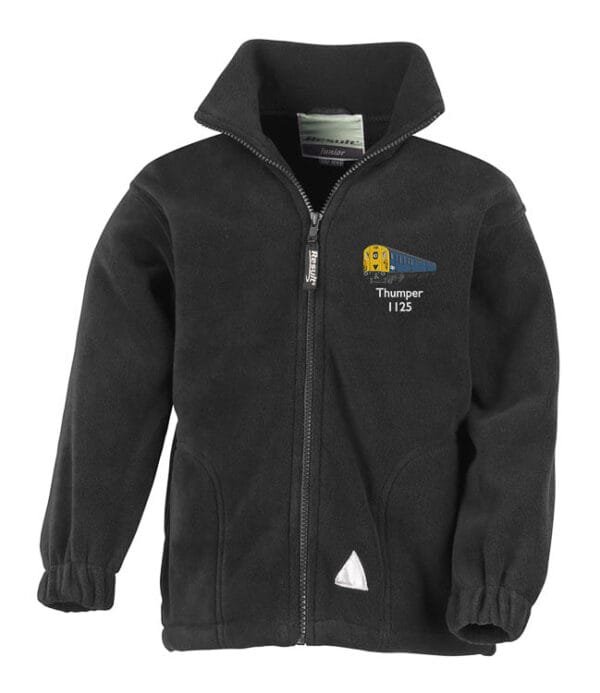 1125 Retro Kids Black Fleece