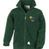 1125 Retro Kids Forest Green Fleece