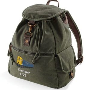 1125 Retro Military Green Rucksack
