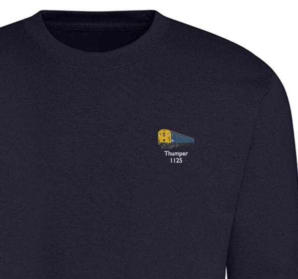 1125 Retro Oxford Navy Sweatshirt