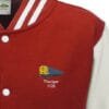 1125 Retro Red and White Varsity Jacket