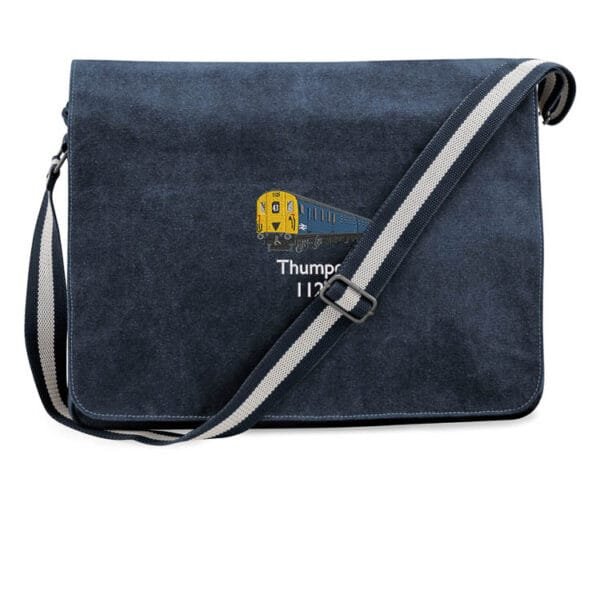 1125 Retro Royal Blue Messenger Bag