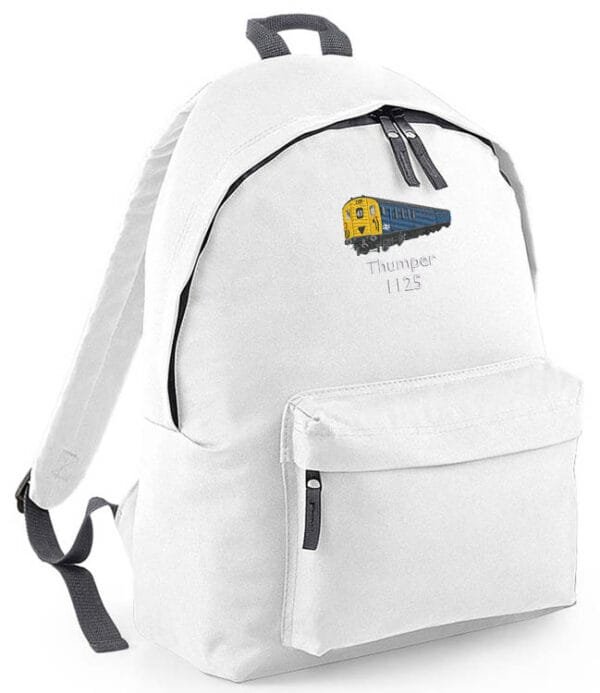1125 Retro White Backpack