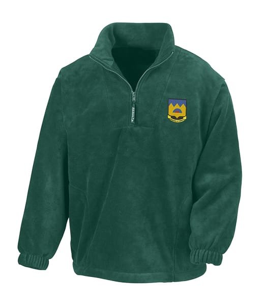 Abundance of Strength  Zip Neck Fleece