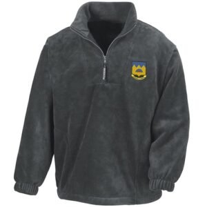 306 BG Abundance of Strength Grey Zip Neck Fleece ACMU 2026 Calendar