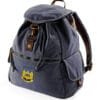 Abundance of Strength Embroidered Vintage Canvas Rucksack