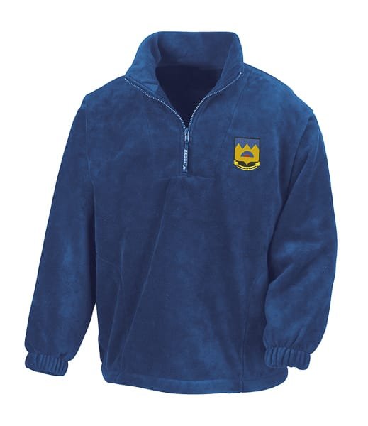 Abundance of Strength  Zip Neck Fleece