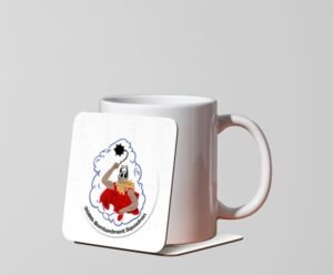 3215 - 368th BS white Background Mug Coaster 368th Bomb Squad Coaster